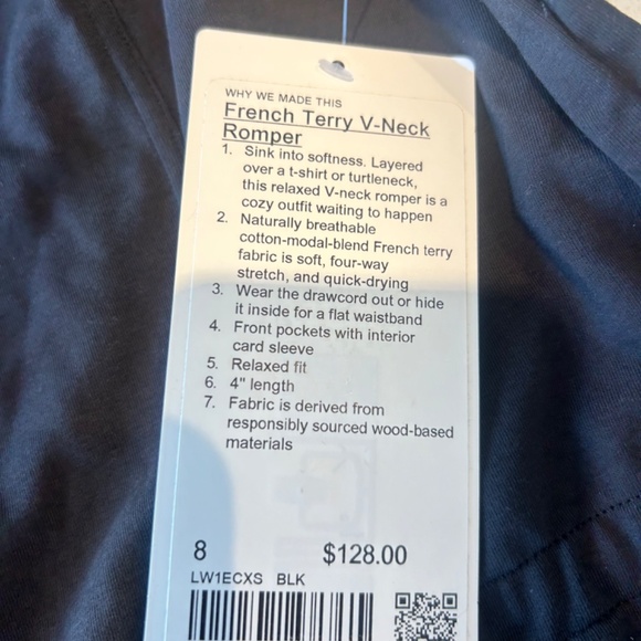 Lululemon French Terry V-Neck Romper - Picture 5 of 7